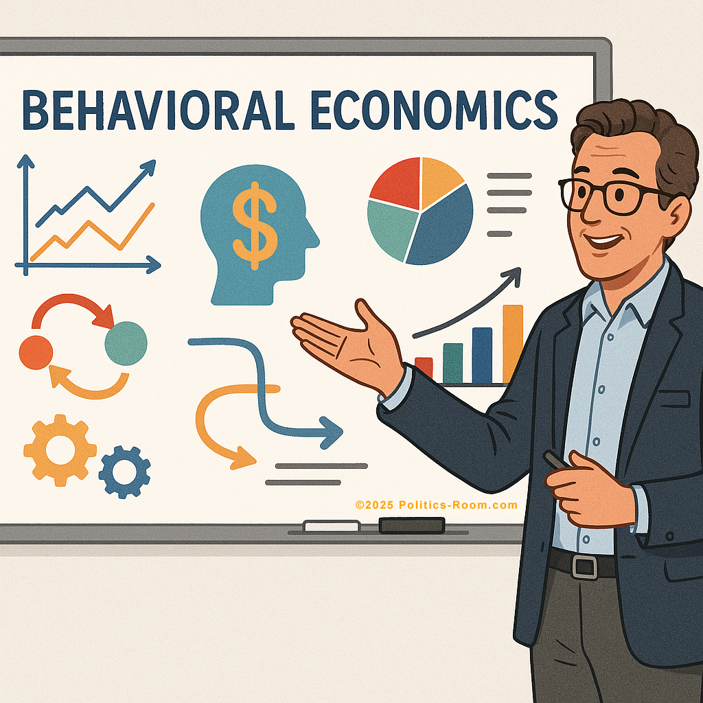 Chart showing behavioral economics and political psychology concepts